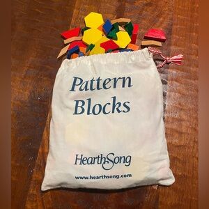 Hearthsong Pattern Blocks wood